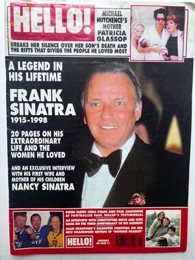 HELLO! Magazine Frank Sinatra commemorative cover 1998